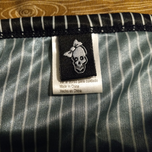 Hot Topic y2k lace and pinstripe camisole - Picture 3 of 11